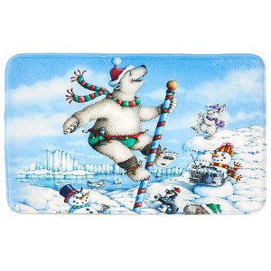 The Lakeside Collection North Pole Friends Bath Collection - Bath Rug - 1 of 4