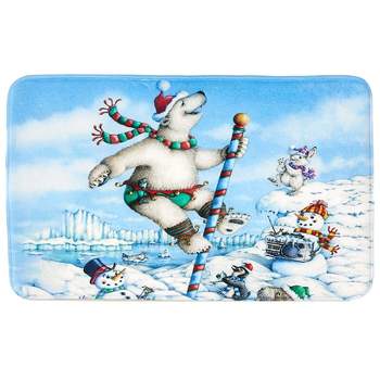 The Lakeside Collection North Pole Friends Bath Collection - Bath Rug