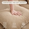 QingMoon Loveseat Boneless Sofa, Modular Deep Seat Couch, Comfy Corduroy Fabric Sofa with Throw Pillows for Living Room, Apartment - 4 of 4