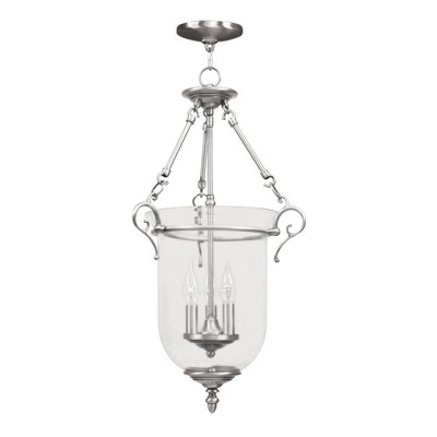Livex Lighting Legacy 3 - Light Chandelier in  Brushed Nickel
