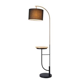 Better Homes & Gardens Vintage-Style Matte Black Floor Lamp, with