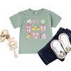 The Juniper Shop Coquette Watercolor School Chart Toddler Short Sleeve Tee - 3 of 4