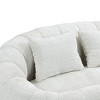 NicBex Fluffy Chenille Bean Bag Loveseat with 2 Pillows,High Resilience Foam Filled Lazy Loveseat Sofa for Adults,Gaming Sofa Accent Lounger - 4 of 4