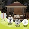 Garvee Pop Up Gazebo, Outdoor Canopy Tent With Mosquito Netting,Curtains - 2 of 4