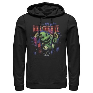 Men's The Nightmare Before Christmas Halloween Oogie Roll The Dice Pull Over Hoodie - 1 of 4