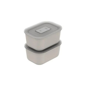 OU Food Container Set, 1.7 Cup Each Microwave & Freezer Safe Plastic ...