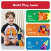 PICASSO-TILES Magnetic Tiles For Kids, 80PCS Construction STEM Building Blocks Educational Toy, Travel Size - 4 of 4