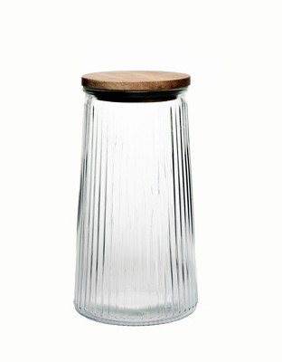 Canister Acacia/glass Small - Threshold™ : Target