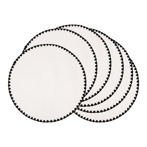 REGALWOVEN Farmhouse Placemats Set of 4 Placemats for Dining Table Decor Indoor Washable Kitchen Table Mat - 1 of 4