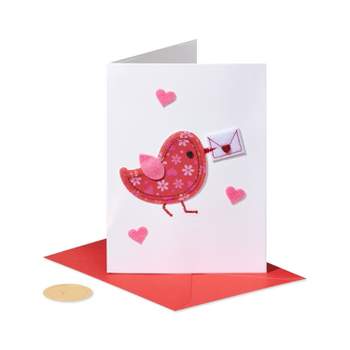 16ct Valentine's Fuzzy Stickers Exchange Cards Rachel Hale