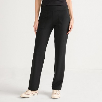 Lands' End Women's Active Hi Impact High Rise Straight Leg Pants