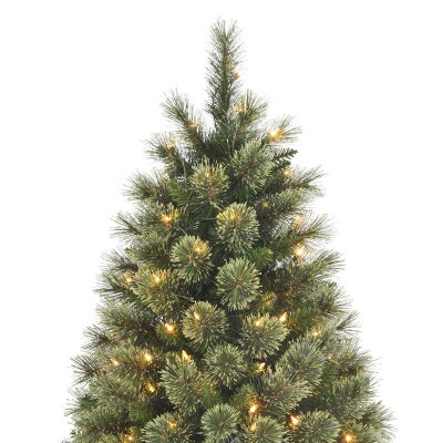 6ft Prelit Artificial Christmas Tree Collapsible Douglas Fir Wondershop .New 