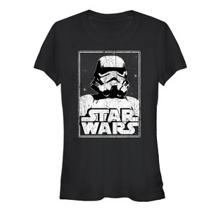 Juniors Womens Star Wars Stormtrooper Logo T-Shirt - 1 of 3