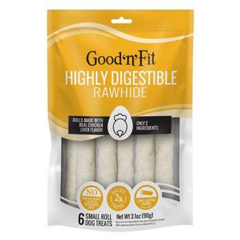 Good 'n' Fit Chicken Roll Dog Treat - Small - 3.1oz/6ct