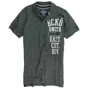 Ecko Unltd. Mens Ss Vertical Numeral Polo Shirt - 1 of 1