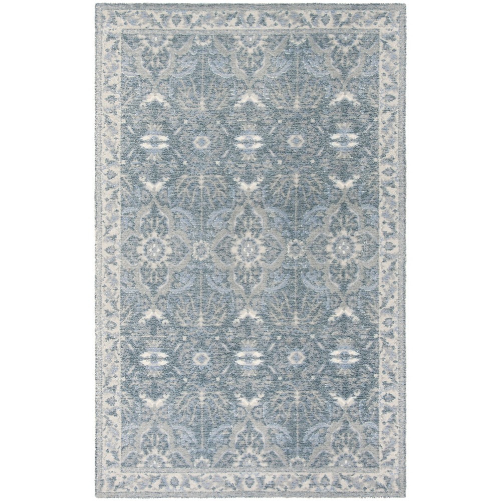 3'x5' Tufted Medallion Accent Rug Blue - Safavieh