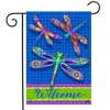Briarwood Lane Garden Flag 12x18 For Outdoor Colorful Dragonflies Summer For Summer Garden Flag Flags For Outside - 2 of 4