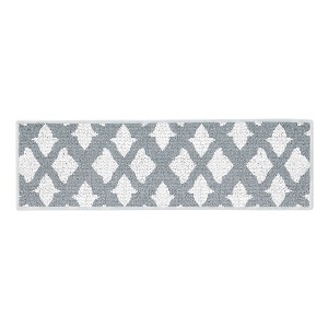 SussexHome Floral Design Cotton Anti-Slip Stair Treads, 9” X 28“ - 1 of 4
