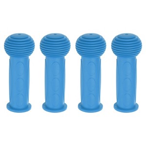 Unique Bargains Rubber Non-Slip Mushroom 7/8 Inch Bike Handlebar Grips 2 Pairs 4.33" - 1 of 4