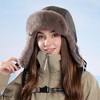 Anna-Kaci Insulated Winter Trapper Hat with Soft Lining and Adjustable Buckle Strap - 3 of 4