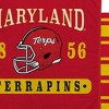 NCAA Maryland Terrapins Varsity Plaque Double Sided Royal Plush Blanket: Sports Team Logo - 2 of 3