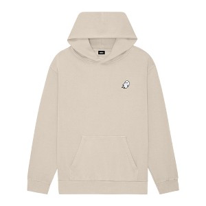 Dalix Ghost Embroidery Relaxed Hoodie Soft Fleece Sweatshirt Fit Lounge Mens - 1 of 4