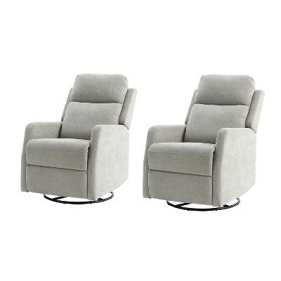 Nestor Swivel rocker Recliner Set of 2 With Swivel Function| ARTFUL LIVING DESIGN