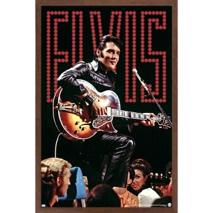 Trends International Elvis Presley - 68 Concert Framed Wall Poster Prints - 1 of 4