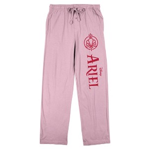Disney Princess Ariel Women’s Cradle Pink Sleep Pajama Pants - 1 of 4