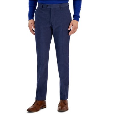 Tommy Hilfiger Mens Modern Fit Solid Corduroy Dress Pants Slacks