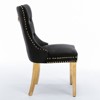 NicBex Dining Chairs Set of 2 Bar stool Upholstered Chair Contemporary Velvet Barstools with Button Tufted Decoration and Wooden Legs - 2 of 4
