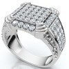 Pompeii3 2Ct Men's Diamond Ring in 14k Gold Lab Created - 2 of 4