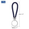 Unique Bargains PU Braided Keychain for Bag Wallet Decoration 2 Pcs - 2 of 3