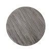 Cedarhurst Modern Industrial Round Coffee Table Gray/Black - Christopher Knight Home - image 3 of 4