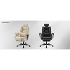 Vynxaria Ergonomic Office Chair - 200 kg PU Leather with Lumbar Support & Adjustable Headrest - 3 of 4