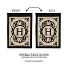 Evergreen Flag Cambridge Chic Letter H Monogram Applique Garden Flag - 12.5" Wide x 18" High - 4 of 4