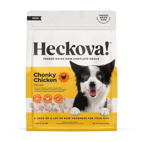 Heckova Freeze dried Raw Chonky Chicken Flavor Recipe Dry Dog