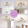 Rennnsan Veloura 18"W 6-Light Sputnik Industrial Dimmable Semi Flush Mount - 4 of 4