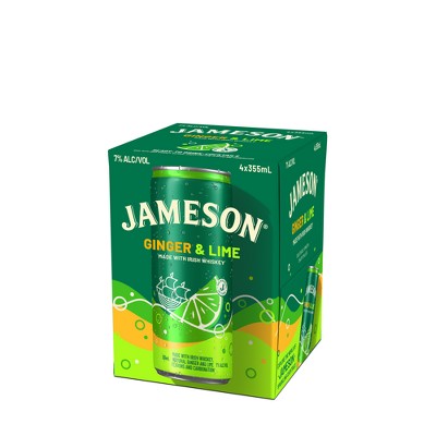 Jameson Whiskey Lime RTD - 4pk/355ml Cans