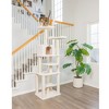 Armarkat B7801 Classic Real Wood Cat Tree In Ivory, Jackson Galaxy Approved, Six Levels With Playhouse and Rope SwIng - 4 of 4