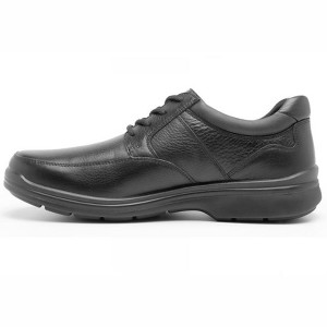 Flexi Men's Black Leather Oxfords - 1 of 3