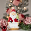 Northlight Gingerbread Santa with Tree Christmas Figurine - 7" - 3 of 4