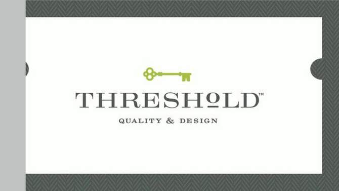 Oversized Woven Plaid Square Throw Pillow - Threshold&#8482;, 2 of 9, play video