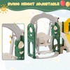 Toddler Slide and Swing Set 7 in 1, Kids Playground Climber Slide Playset with Basketball Hoop,Tunnel for Babies Indoor & Outdoor,yellow - 3 of 4