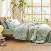 BAGOKIE 7 Pieces Floral Bed in a Bag Comforter Set for All Season - 3 of 4