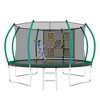 APRILSOUL 12FT Trampoline with Enclosure Recreational Trampolines with Ladder, ASTM Approval Outdoor Trampoline for Kids - 2 of 4