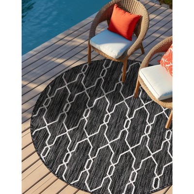 Unique Loom Outdoor Trellis Links Trellis Trellis Woven Area Rug