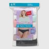 Hanes Women's 6pk Cotton Ribbed Heather Hipster Underwear - Colors