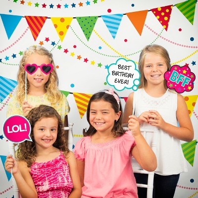 Girls Birthday Party Photo Booth Kit