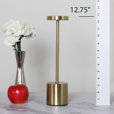 Gold Mushroom Magic Disc Dimming Cordless Touch Sensor Stick Lamp